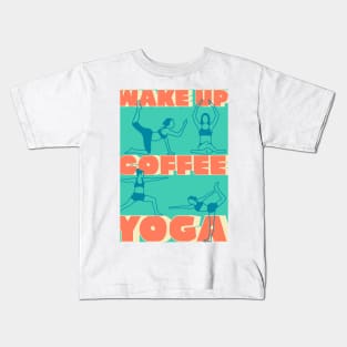 Coffee and Yoga Kids T-Shirt